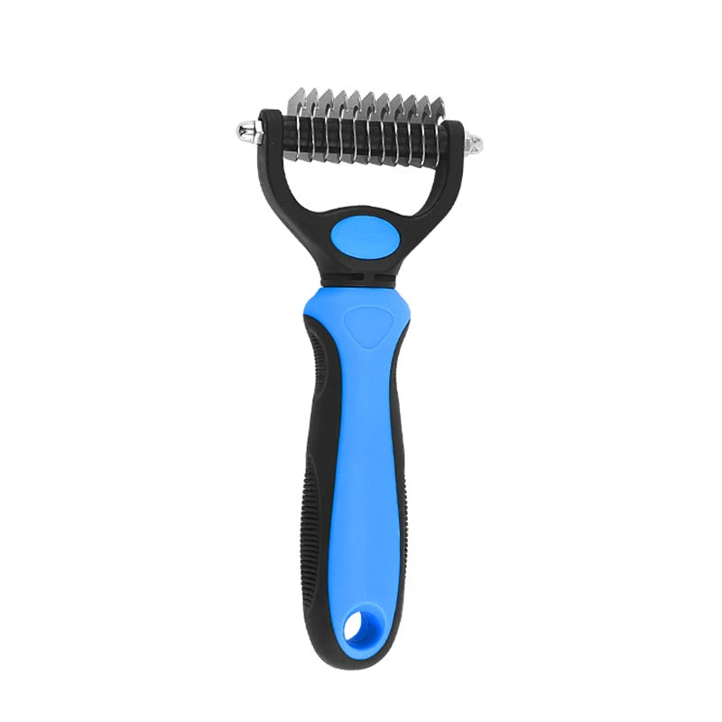 Pet Deshedding Brush: Dog & Cat Grooming Comb