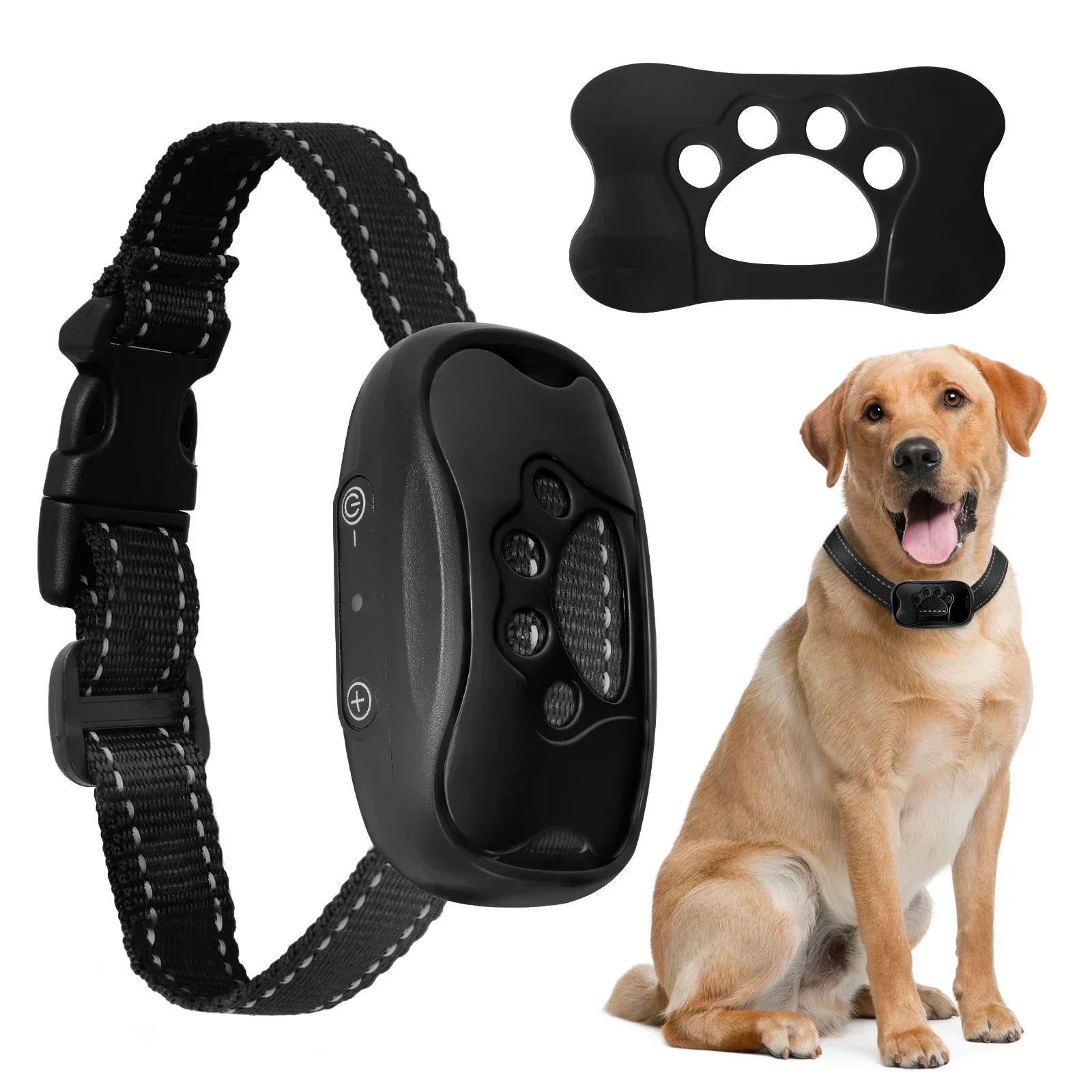 Ultrasonic Dog Bark Collar: Rechargeable, Anti-Bark Training