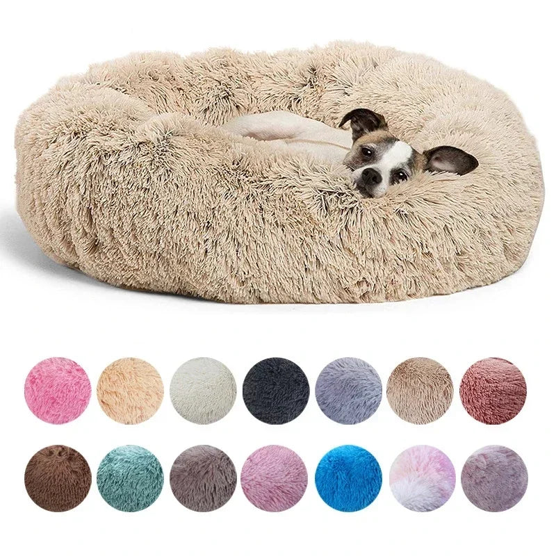 Large Dog Bed: Soft Plush, Winter Warm