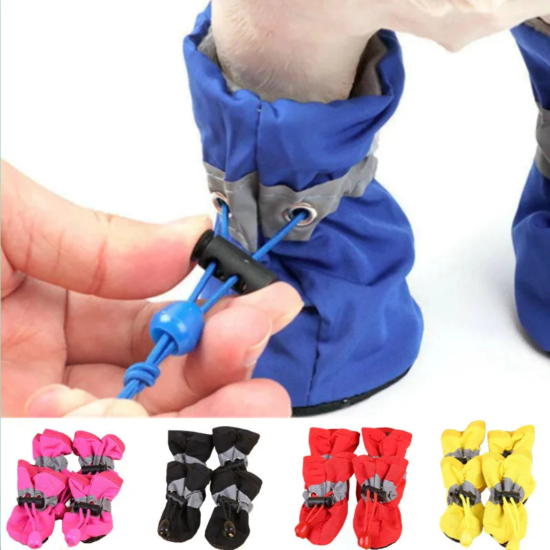 Dog Rain Boots: Waterproof, Anti-Slip Paw Protection