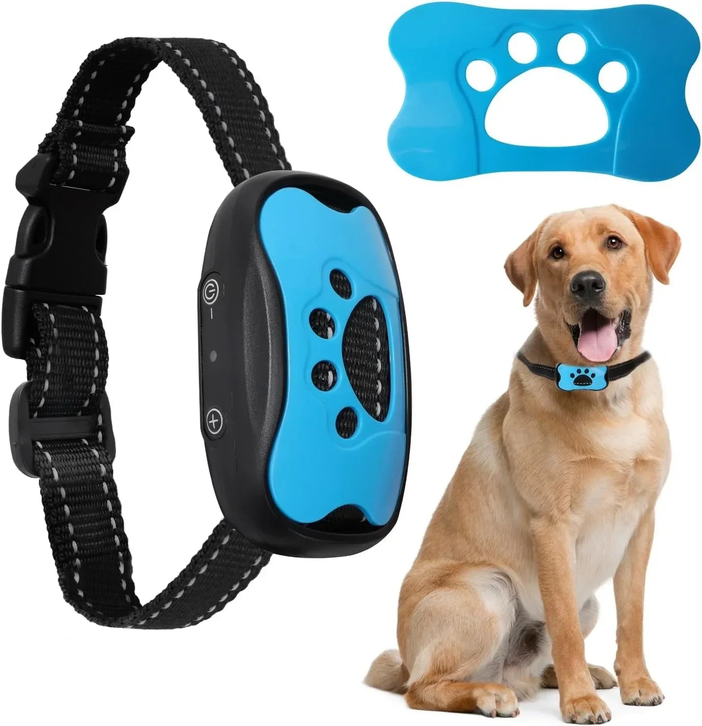 Ultrasonic Dog Bark Collar: Rechargeable, Anti-Bark Training